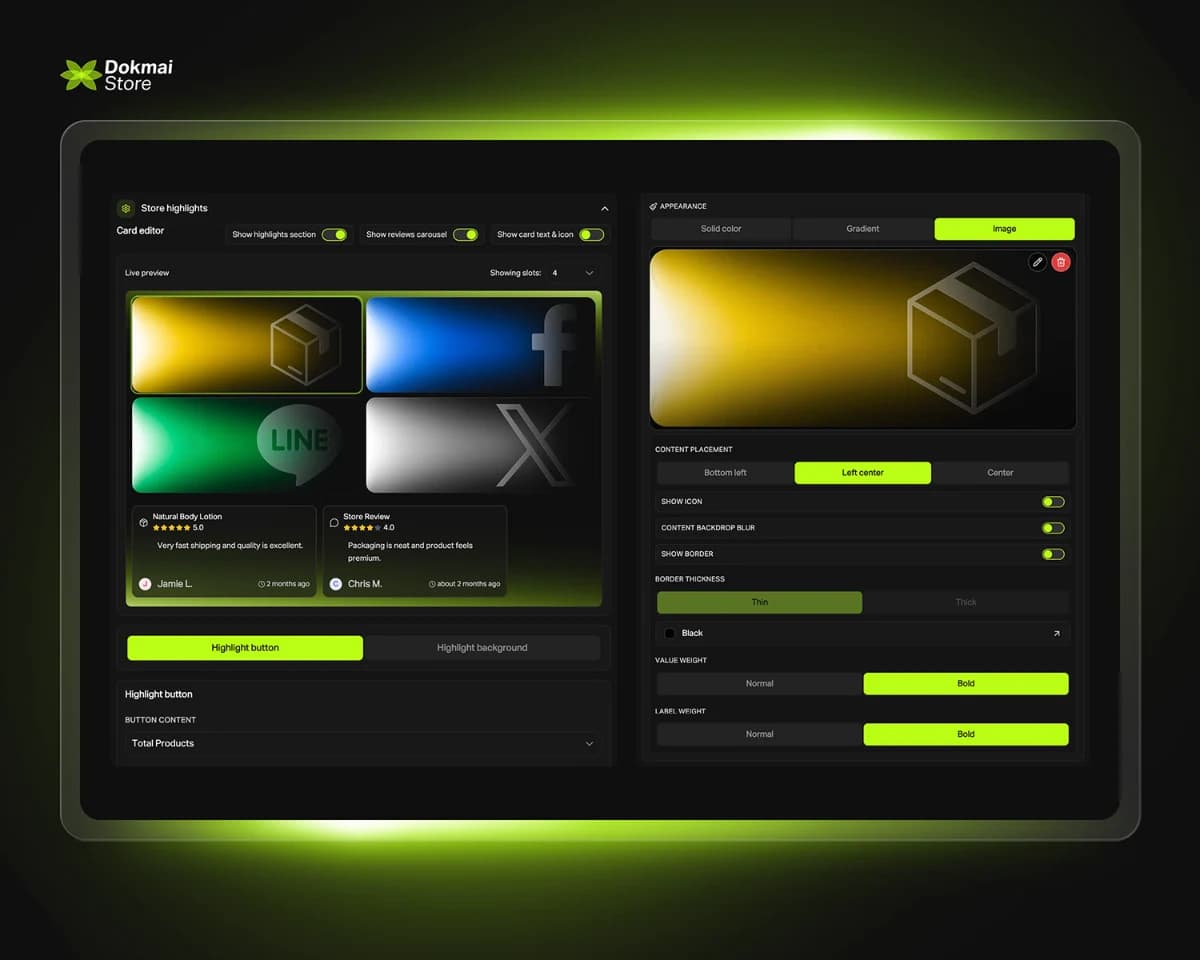 No-Code Storefront Customization