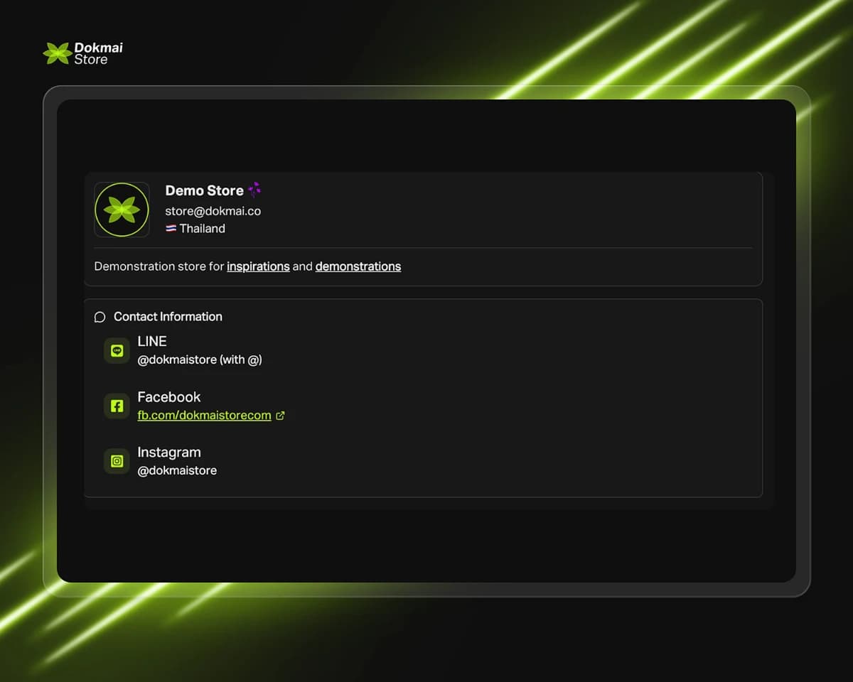 Edit Store and Business Details Anytime